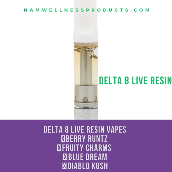 What is Live Resin and Why Does Nam Wellness Use It in Their Delta 8 Vape Carts?