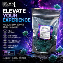 Load image into Gallery viewer, Delta 9 THC Hemp Gummies - Blue Raspberry